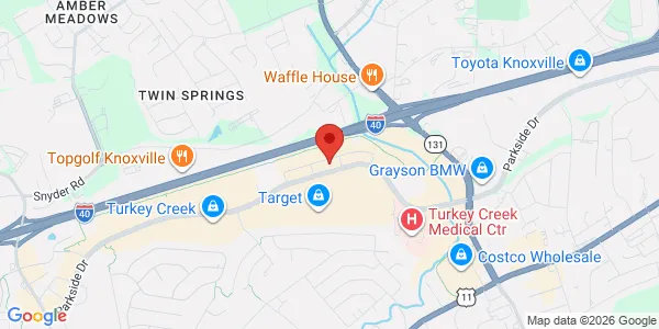 Map of 11039 Parkside Dr Knoxville, TN 37934