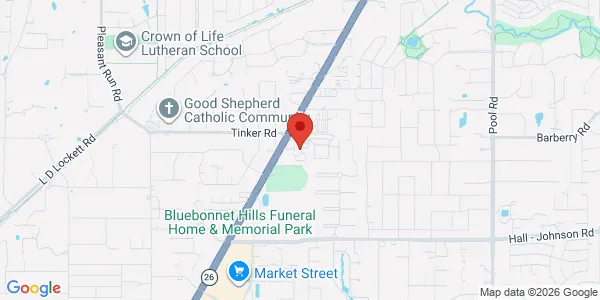 Map of 6213 Colleyville Blvd Ste 100 Colleyville, TX 76034