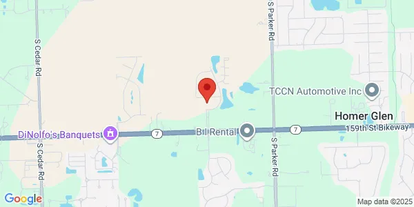 Map of 15750 Marian Dr Homer Glen, IL 60491