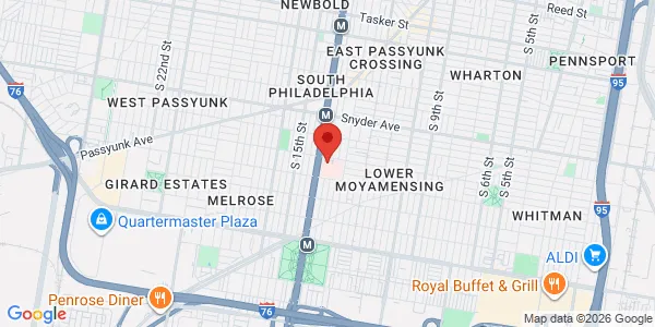 Map of 2301 S Broad St Philadelphia, PA 19148