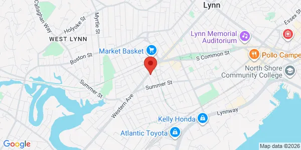Map of 776 Western Ave Lynn, MA 01905