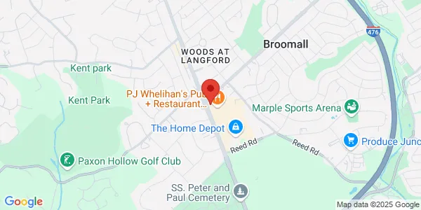 Map of 1991 Sproul Rd Broomall, PA 19008