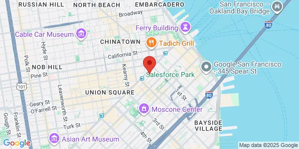 Map of 555 Stevenson St San Francisco, CA 94105