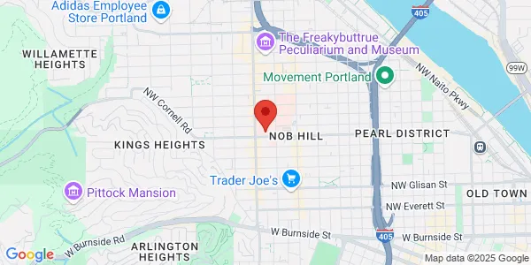 Map of 1015 NW 22nd Ave Ste 50 Portland, OR 97210