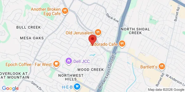 Map of 3737 Executive Center Dr Ste 250 Austin, TX 78731