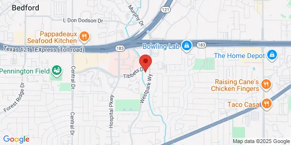 Map of 350 Westpark Way Ste 223 Euless, TX 76040