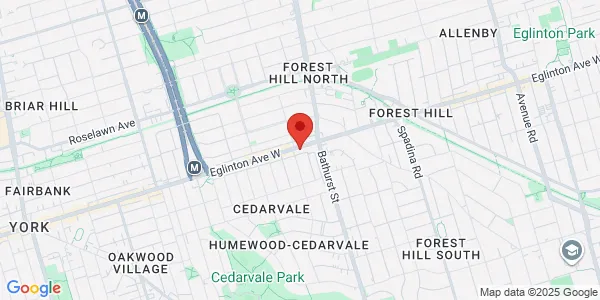 Map of 901 Eglington Avenue W York, ON M6C 2C1 Canada