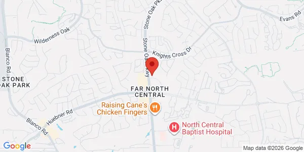 Map of 19260 Stone Oak Pkwy Ste 105 San Antonio, TX 78258