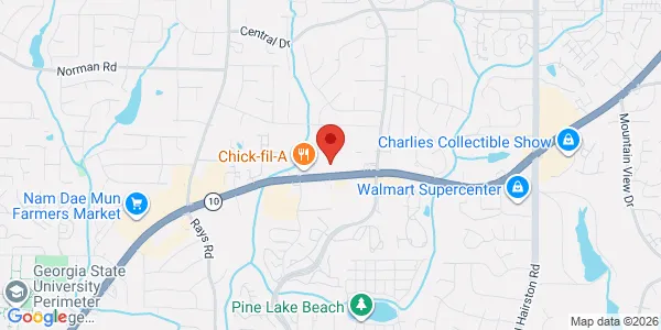 Map of 5582 Memorial Dr Stone Mountain, GA 30083