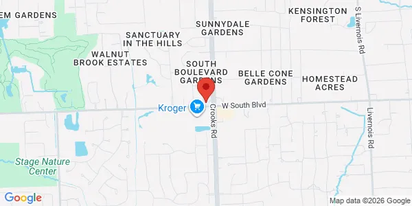 Map of 2044 W S Blvd Rochester Hills, MI 48309