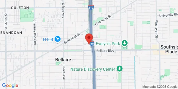 Map of 6700 West Loop South Ste 100 Bellaire, TX 77401