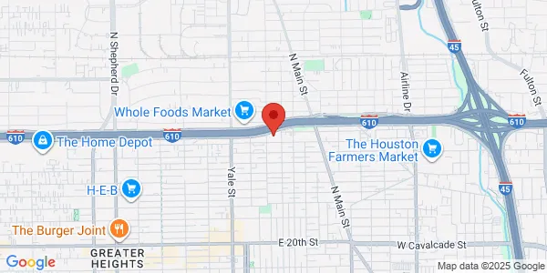 Map of 300 North Lp Ste 100 Houston, TX 77008