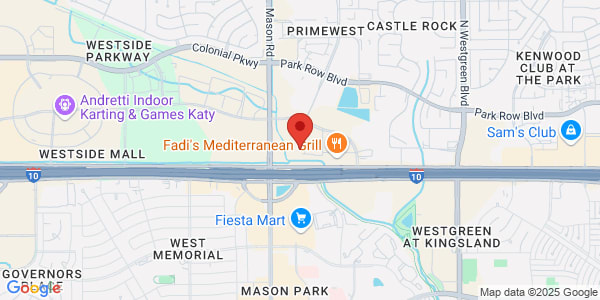 Map of 21820 Katy Fwy Ste 100 Katy, TX 77449