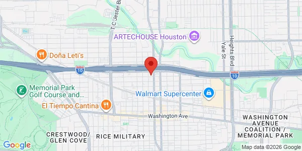 Map of 1801 Durham Dr Ste 4 Houston, TX 77007