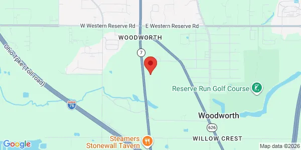 Map of 9471 Market St Ste A North Lima, OH 44452