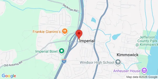 Map of 1125 Main St Imperial, MO 63052