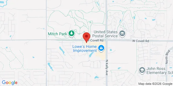 Map of 1380 W Covell Rd Ste 132 Edmond, OK 73003