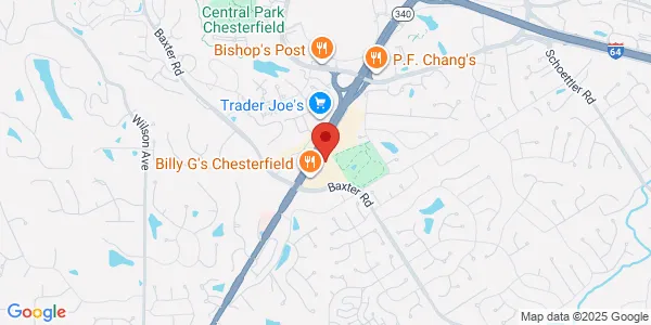 Map of 1722 Clarkson Rd Chesterfield, MO 63017