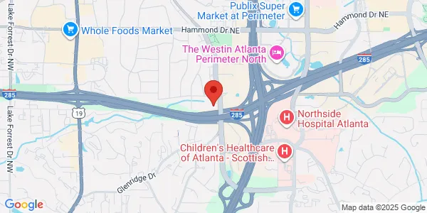 Map of 5730 Glenridge Dr Ste T-300 Sandy Springs, GA 30328