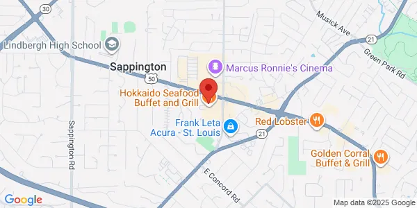 Map of 123 Concord Plaza Shopping Ctr Saint Louis, MO 63128