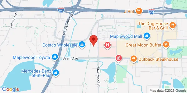 Map of 2945 Hazelwood St N Ste 210 Maplewood, MN 55109