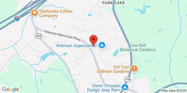 Map of 6580 Kenwood Crossing Rd Baptist Health Crestwood, KY 40014