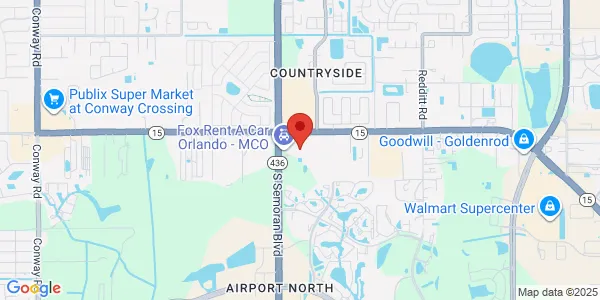 Map of 5776 Hoffner Ave Suite 116 Orlando, FL 32822