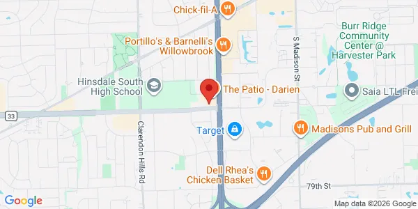 Map of 40 75th St Willowbrook, IL 60527