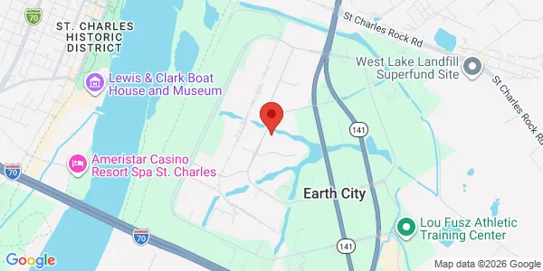 Map of 4260 Shoreline Dr St. Louis, MO 63045