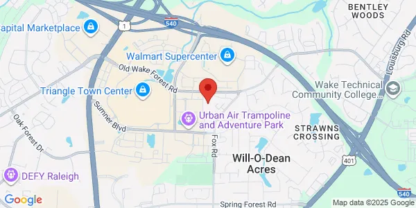 Map of 7900 Old Wake Forest Rd Target Raleigh, NC 27616