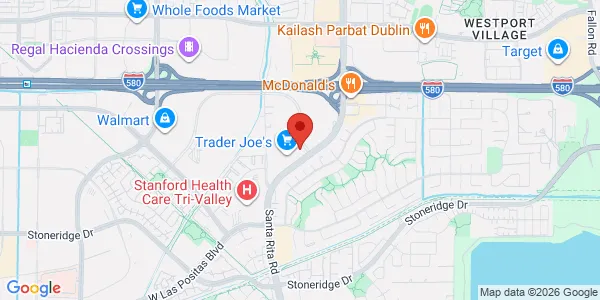 Map of 3999 Santa Rita Rd PLEASANTON, CA 94588