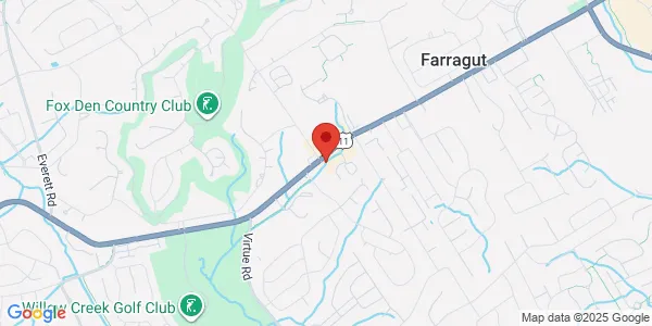 Map of 11946 Kingston Pike Farragut, TN 37934