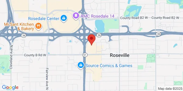 Map of 1515 County Road B W ROSEVILLE, MN 55113