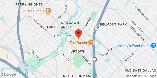 Map of 3133 East Lemmon Ave CVS Pharmacy DALLAS, TX 75204