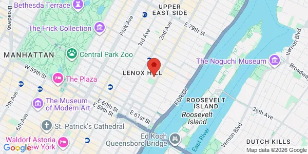 Map of 353 E 68th St New York, NY 10065
