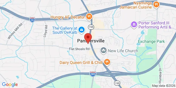 Map of 2855 Candler Rd Ste 10 atlanta fibroid clinic Decatur, GA 30034