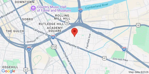Map of 107 Charles E Davis Blvd Nashville, TN 37210