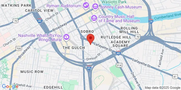 Map of 639 Lafayette St Nashville, TN 37203