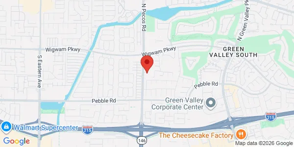 Map of 56 N Pecos Rd Ste B Henderson, NV 89074