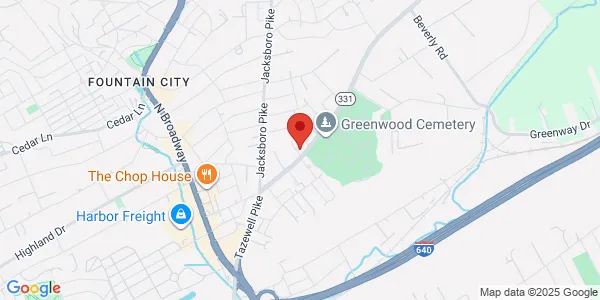 Map of 3403 Tazewell Pike Ste 102 Knoxville, TN 37918