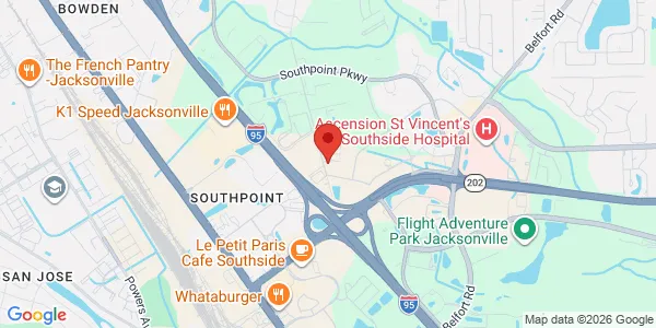 Map of 4253 Salisbury Rd Jacksonville, FL 32216