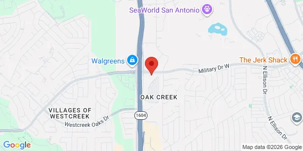 Map of 11034 Military Dr W San Antonio, TX 78251