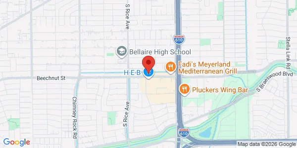 Map of 4936 Beechnut St Houston, TX 77096