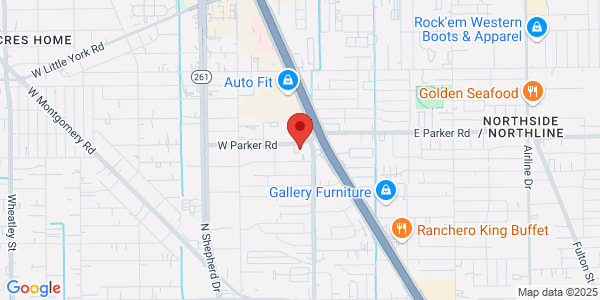 Map of 411 W Parker Rd Ste A Houston, TX 77091