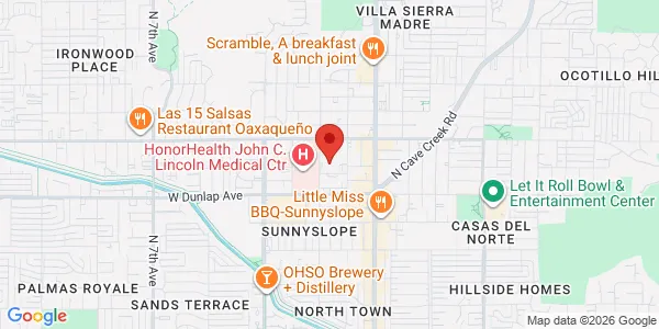 Map of 9155 N 3rd St Phoenix, AZ 85020