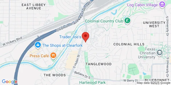 Map of 2737 S Hulen St Fort Worth, TX 76109