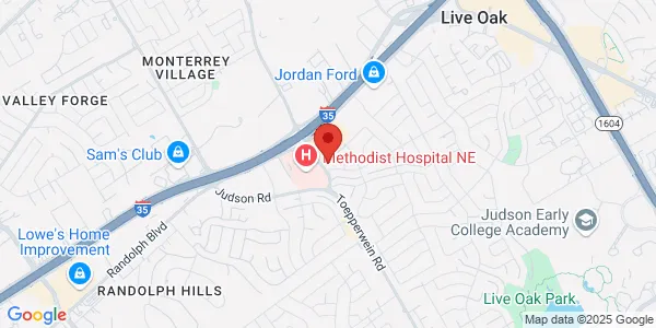 Map of 12602 Toepperwein Ste 101 San Antonio, TX 78233
