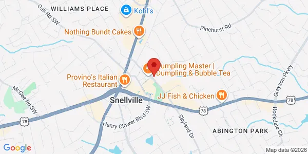 Map of 2316 Wisteria Dr Ste 100 Snellville, GA 30078