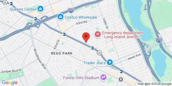 Map of 98-81 Queens Blvd Forest Hills, NY 11375