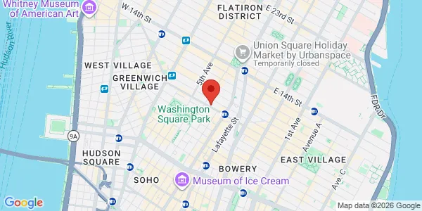Map of 41 E 8th St New York, NY 10003